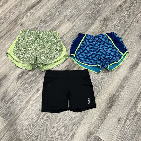 NIKE DRI-FIT Running Shorts REEBOK Women's XS/SMALL Lined Patterned Athletic - Picture 2 of 4